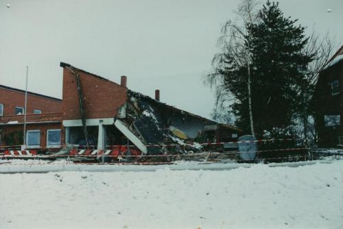 Ein Foto von den Schäden
